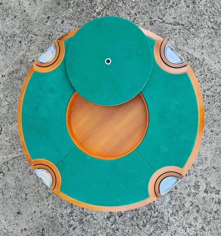 Pamono Postmodern Joker Poker or Game Table attributed to Jaime Tresserra, Spain, 1987 Best