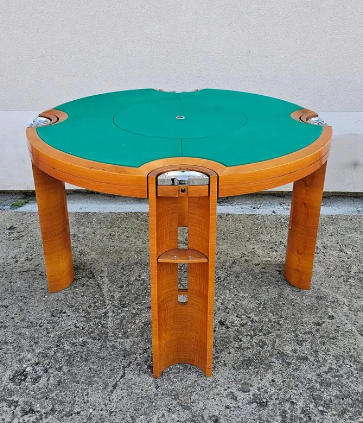 Pamono Postmodern Joker Poker or Game Table attributed to Jaime Tresserra, Spain, 1987 Best