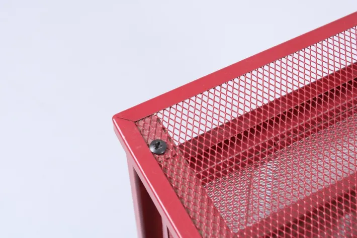 Pamono Postmodern Red Metal Storage Unit from Ikea, 1980s Sale