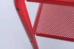 Pamono Postmodern Red Metal Trolley by Habitat, 1980s Outlet