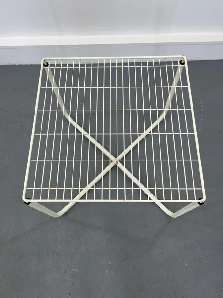 Pamono Postmodern White Jarpen Table by Niels Gammelgaard for Ikea, 1983 Hot