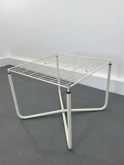 Pamono Postmodern White Jarpen Table by Niels Gammelgaard for Ikea, 1983 Hot