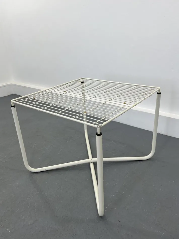 Pamono Postmodern White Jarpen Table by Niels Gammelgaard for Ikea, 1983 Hot