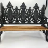 Pamono Pre-War Cast Iron Bench for Doll, 1890s