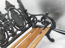 Pamono Pre-War Cast Iron Bench for Doll, 1890s