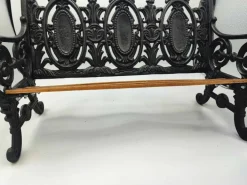 Pamono Pre-War Cast Iron Bench for Doll, 1890s
