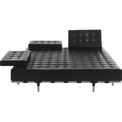 Pamono Prive Steel and Leather Sofa by Philippe Starck for Cassina