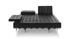Pamono Prive Steel and Leather Sofa by Philippe Starck for Cassina