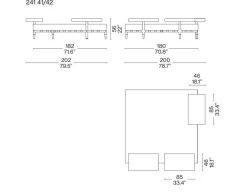 Pamono Prive Steel and Leather Sofa by Philippe Starck for Cassina
