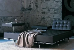 Pamono Prive Steel and Leather Sofa by Philippe Starck for Cassina