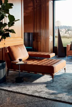 Pamono Prive Steel and Leather Sofa by Philippe Starck for Cassina