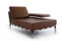 Pamono Prive Steel and Leather Sofa by Philippe Starck for Cassina