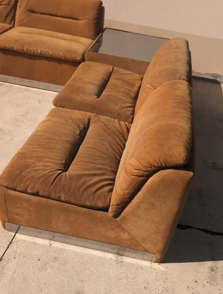 Pamono Proposals Living Room Set attributed to Saporit Italia, 1970s, Set of 5 Outlet