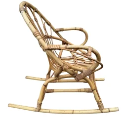 Pamono Provençal Children's Rocking Chair, France, 1950s Clearance