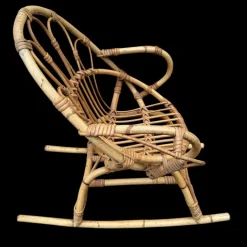 Pamono Provençal Children's Rocking Chair, France, 1950s Clearance