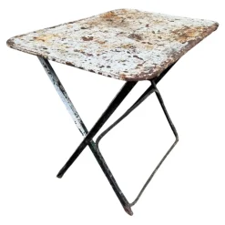 Pamono Provencal Folding Iron Garden Table, 1900s Sale