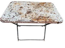 Pamono Provencal Folding Iron Garden Table, 1900s Sale