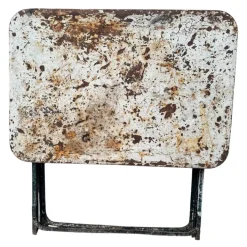 Pamono Provencal Folding Iron Garden Table, 1900s Sale