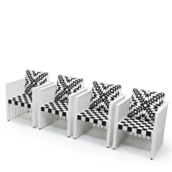 Pamono Purkersdorf Chair by Josef Hoffmann for Wittmann, Austria, 1990s New