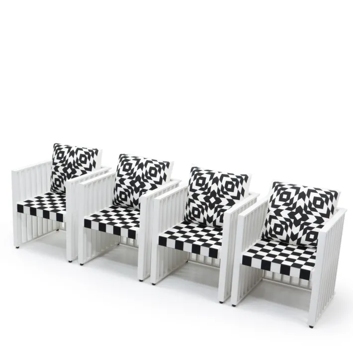 Pamono Purkersdorf Chair by Josef Hoffmann for Wittmann, Austria, 1990s New