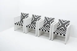 Pamono Purkersdorf Chair by Josef Hoffmann for Wittmann, Austria, 1990s New