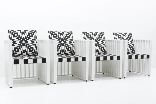 Pamono Purkersdorf Chair by Josef Hoffmann for Wittmann, Austria, 1990s New