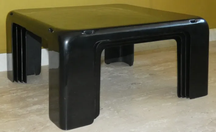 Pamono Quattro Gatti Stackable Tables by Mario Bellini for C&B Italia, 1967, Set of 4 Best