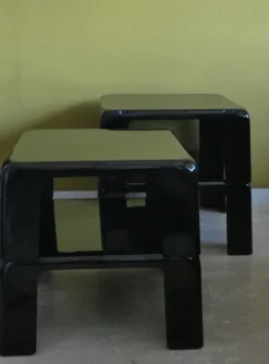 Pamono Quattro Gatti Stackable Tables by Mario Bellini for C&B Italia, 1967, Set of 4 Best