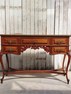 Pamono Queen Anne Revival Style Writing Table or Desk, 1960s New