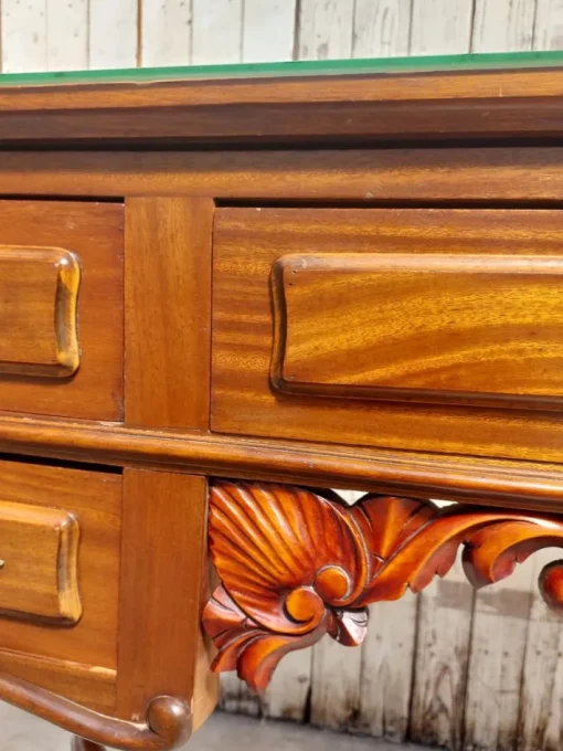 Pamono Queen Anne Revival Style Writing Table or Desk, 1960s New