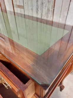 Pamono Queen Anne Revival Style Writing Table or Desk, 1960s New