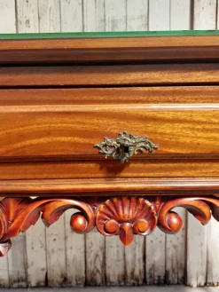 Pamono Queen Anne Revival Style Writing Table or Desk, 1960s New