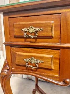 Pamono Queen Anne Revival Style Writing Table or Desk, 1960s New