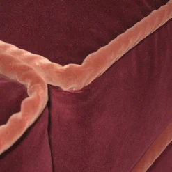 Pamono Rafaella Sofa in Red & Rusty Velvet by Biosofa Clearance