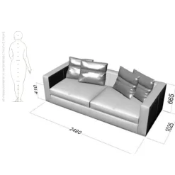 Pamono Rafaella Sofa in Red & Rusty Velvet by Biosofa Clearance