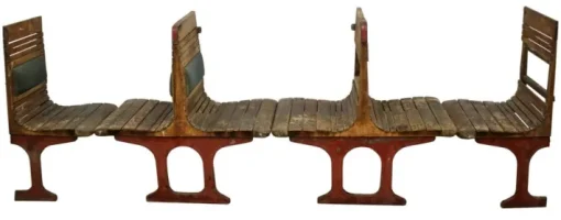 Pamono Railway Wagon Seats, 1935, Set of 4