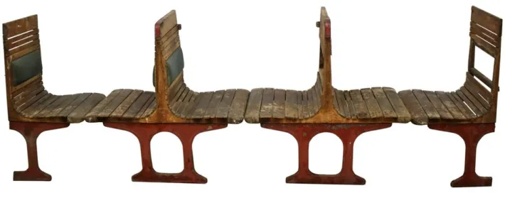 Pamono Railway Wagon Seats, 1935, Set of 4
