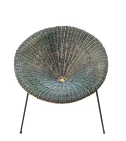Pamono Rattan Armchairs and Coffee Table by Roberto Mango, Italy 1960s, Set of 3 Discount