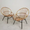 Pamono Rattan, Bamboo Childrens Chairs from Rohe Noordwold,e 1950s, Set of 2 Discount