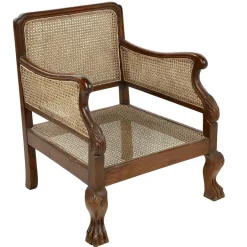 Pamono Rattan Bench & Armchairs, Set of 3 Online