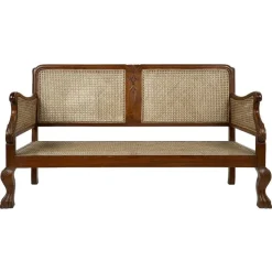 Pamono Rattan Bench & Armchairs, Set of 3 Online