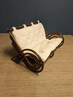 Pamono Rattan Bench from Ligne Roset Clearance