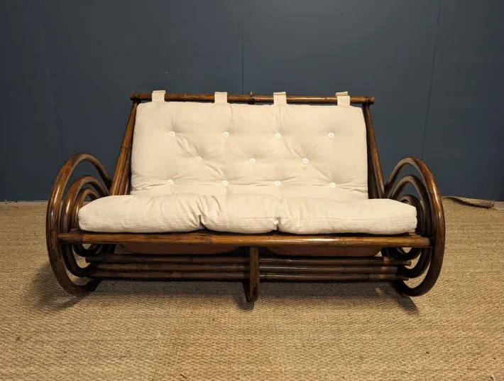 Pamono Rattan Bench from Ligne Roset Clearance