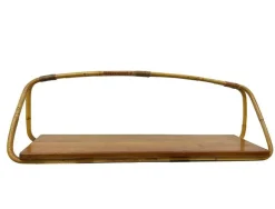 Pamono Rattan Children's Chair and Bookshelf, 1960s, Set of 2 Best