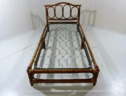 Pamono Rattan Daybed, 1970s Hot