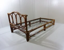 Pamono Rattan Daybed, 1970s Hot