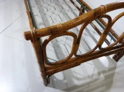 Pamono Rattan Daybed, 1970s Hot