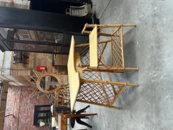 Pamono Rattan Dressing Table & Stool, 1960s, Set of 2 Best