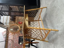 Pamono Rattan Dressing Table & Stool, 1960s, Set of 2 Best