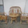 Pamono Rattan Garden Seating, 1970s, Set of 4 Hot